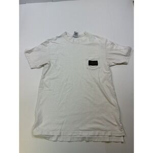 Crooks and Castles Pocket T-Shirt Adult Large White